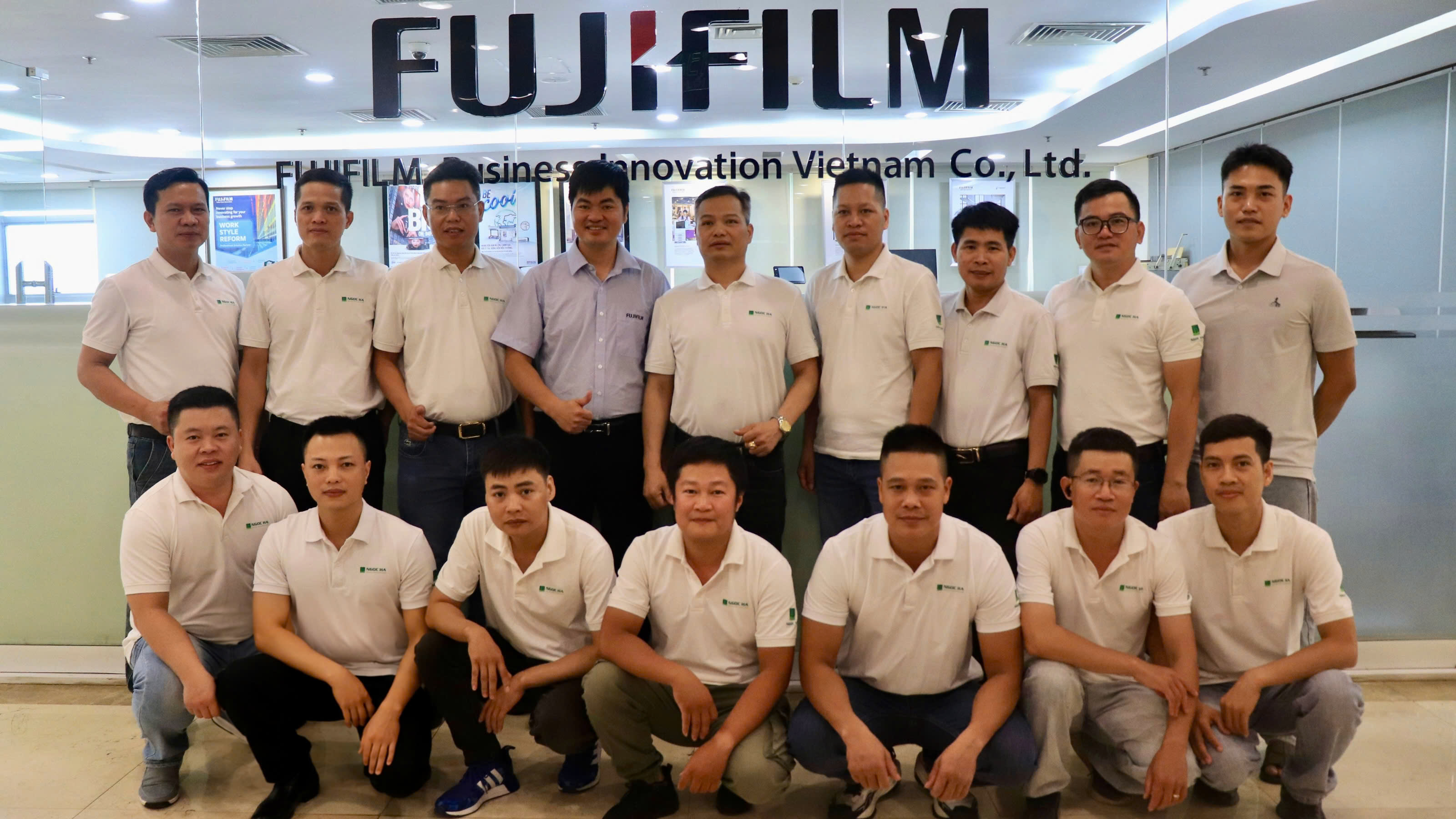 Ngọc Hà Group tham gia khóa đào tạo kỹ thuật cùng Fujifilm Business Innovation Việt Nam