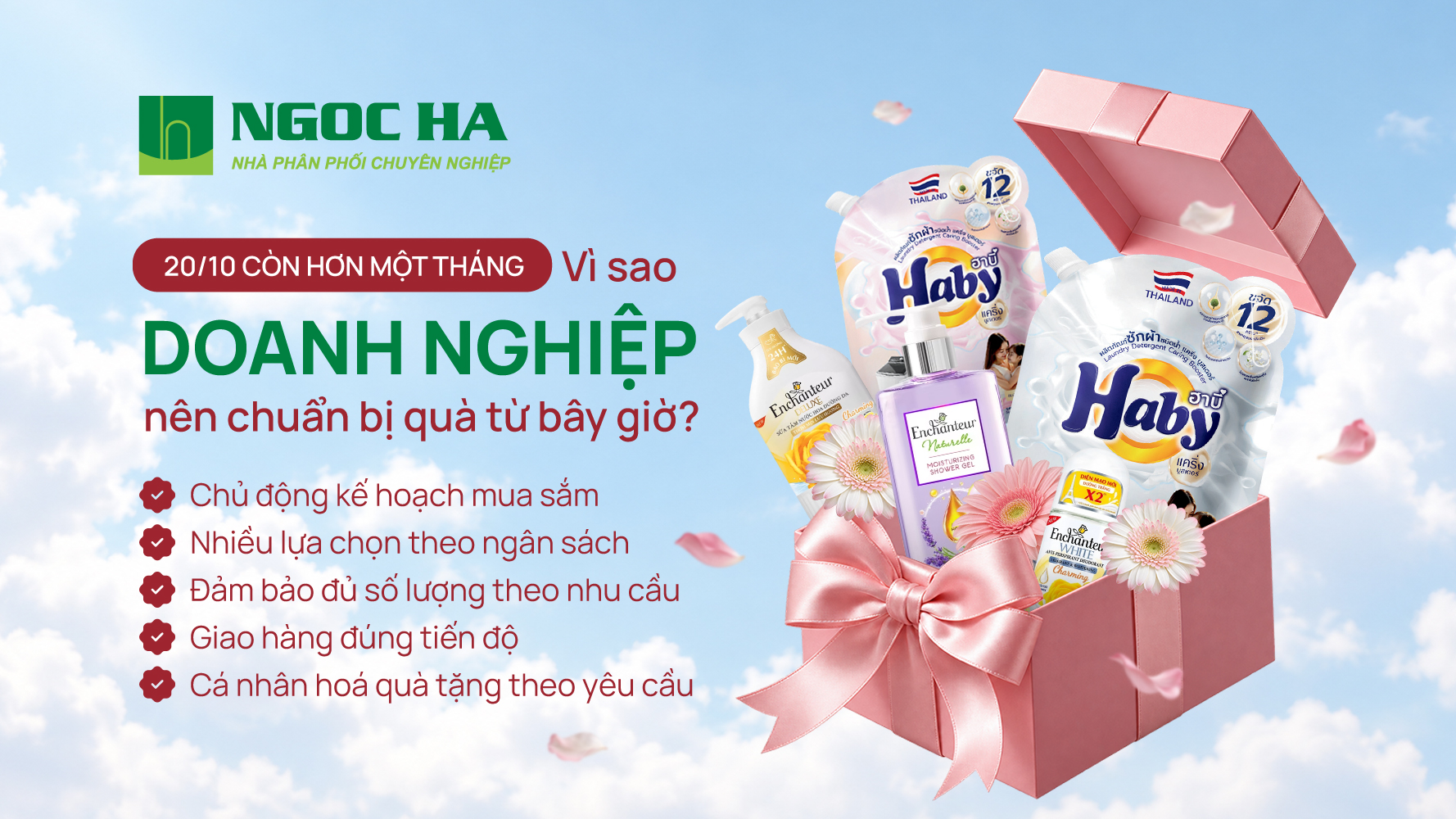 20/10 CÒN HƠN MỘT THÁNG: VÌ SAO DOANH NGHIỆP NÊN CHUẨN BỊ QUÀ TỪ BÂY GIỜ?