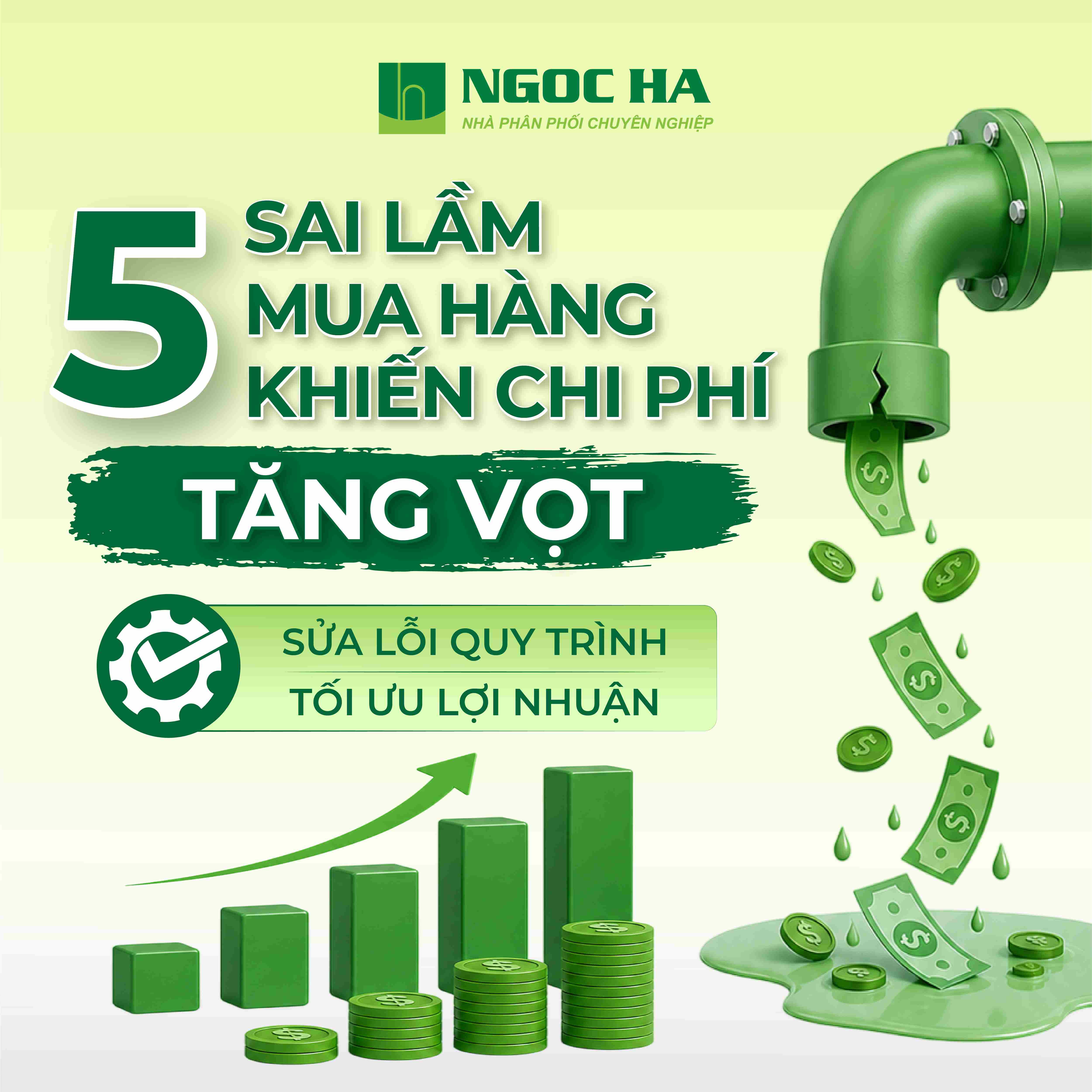 5 SAI LẦM TRONG MUA HÀNG KHIẾN CHI PHÍ VẬN HÀNH DOANH NGHIỆP TĂNG CAO