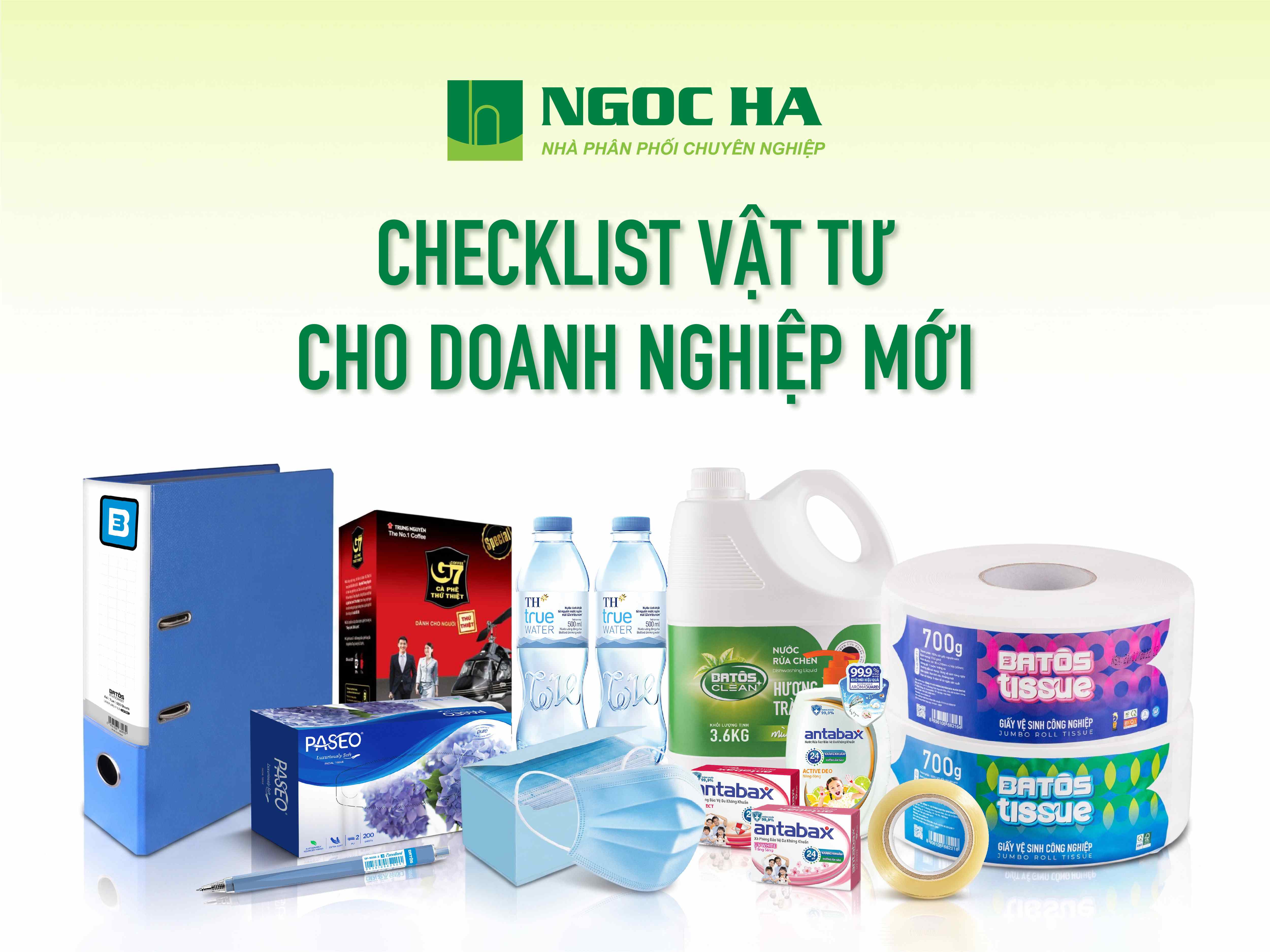 Checklist vật tư cho doanh nghiệp mới thành lập: Đầy đủ, tiết kiệm và dễ triển khai