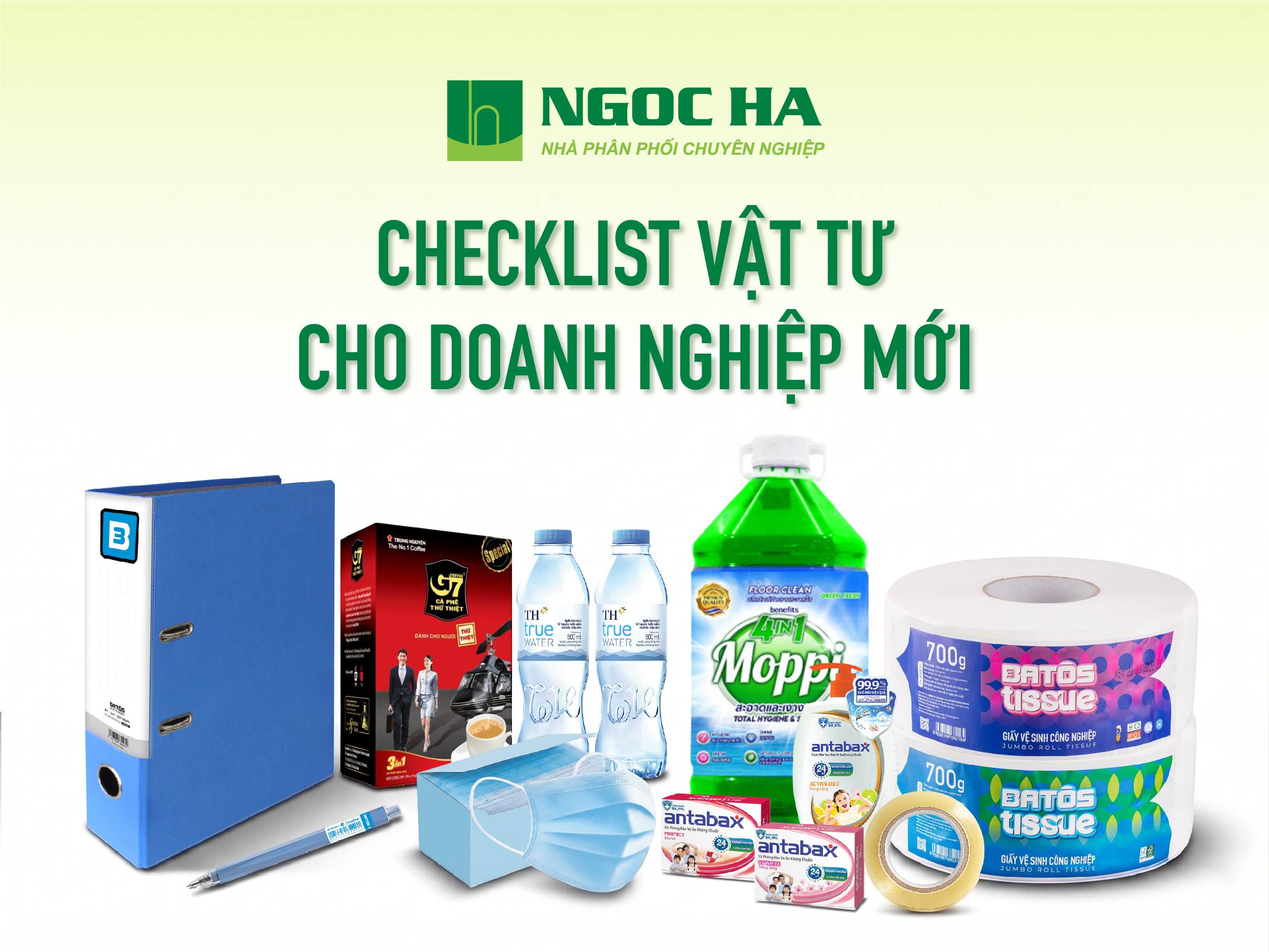 Checklist vật tư cho doanh nghiệp mới thành lập: Đầy đủ, tiết kiệm và dễ triển khai
