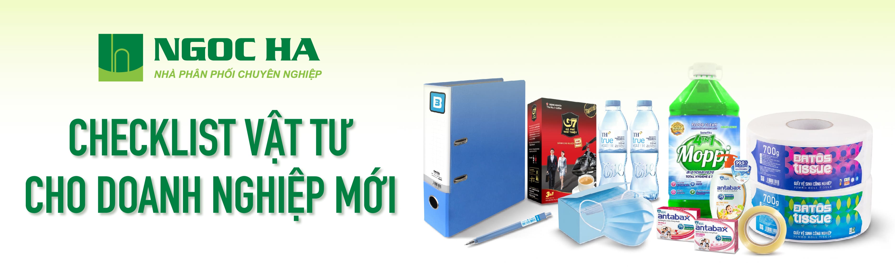 CHECKLIST VẬT TƯ CHO DOANH NGHIỆP MỚI THÀNH LẬP