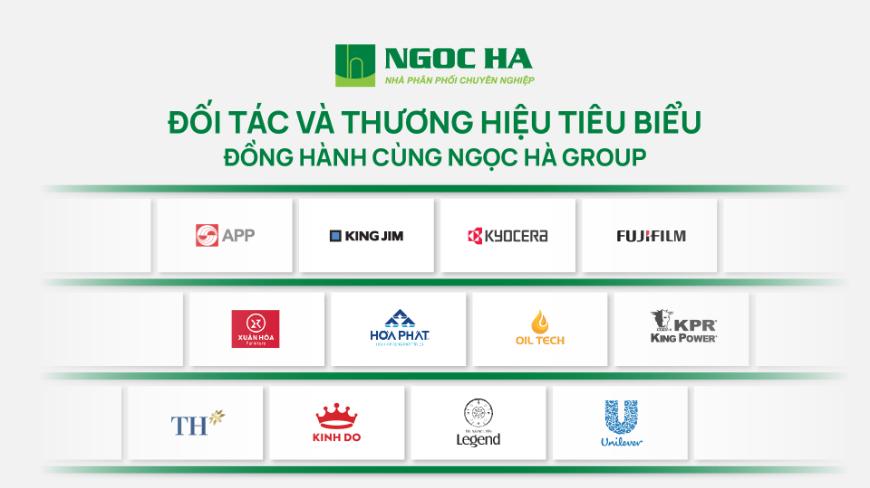 ĐỐI TÁC VÀ THƯƠNG HIỆU ĐỒNG HÀNH CÙNG NGỌC HÀ