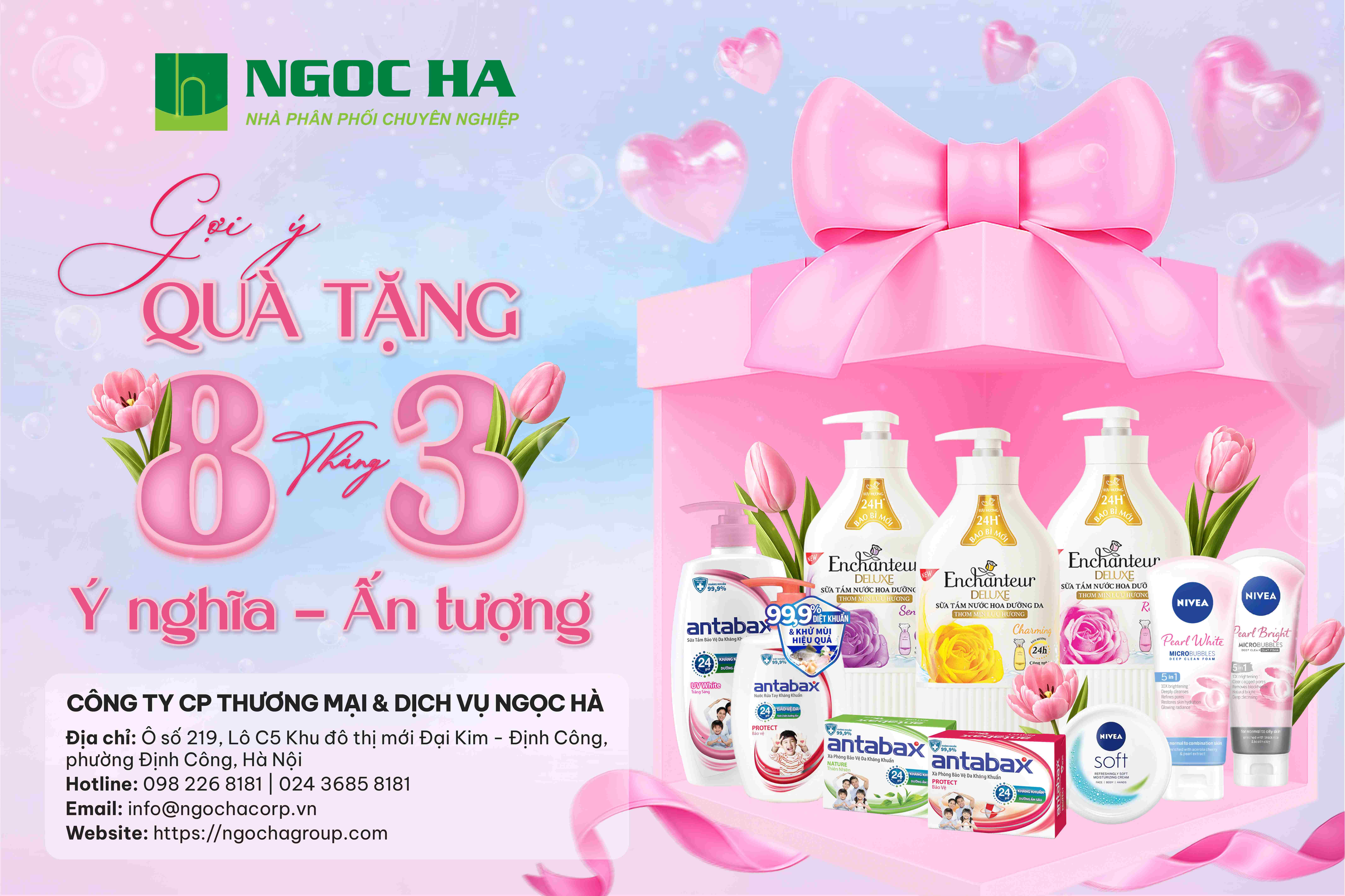 Quà tặng doanh nghiệp 8/3 – Giải pháp trọn gói cho doanh nghiệp đặt số lượng lớn