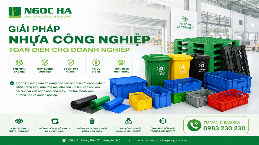 Ngọc Hà Group Cung Cấp Giải Pháp Nhựa Công Nghiệp Cho Doanh Nghiệp