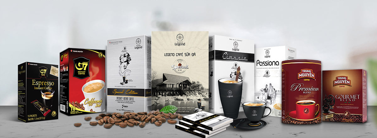 Trung Nguyen coffee products