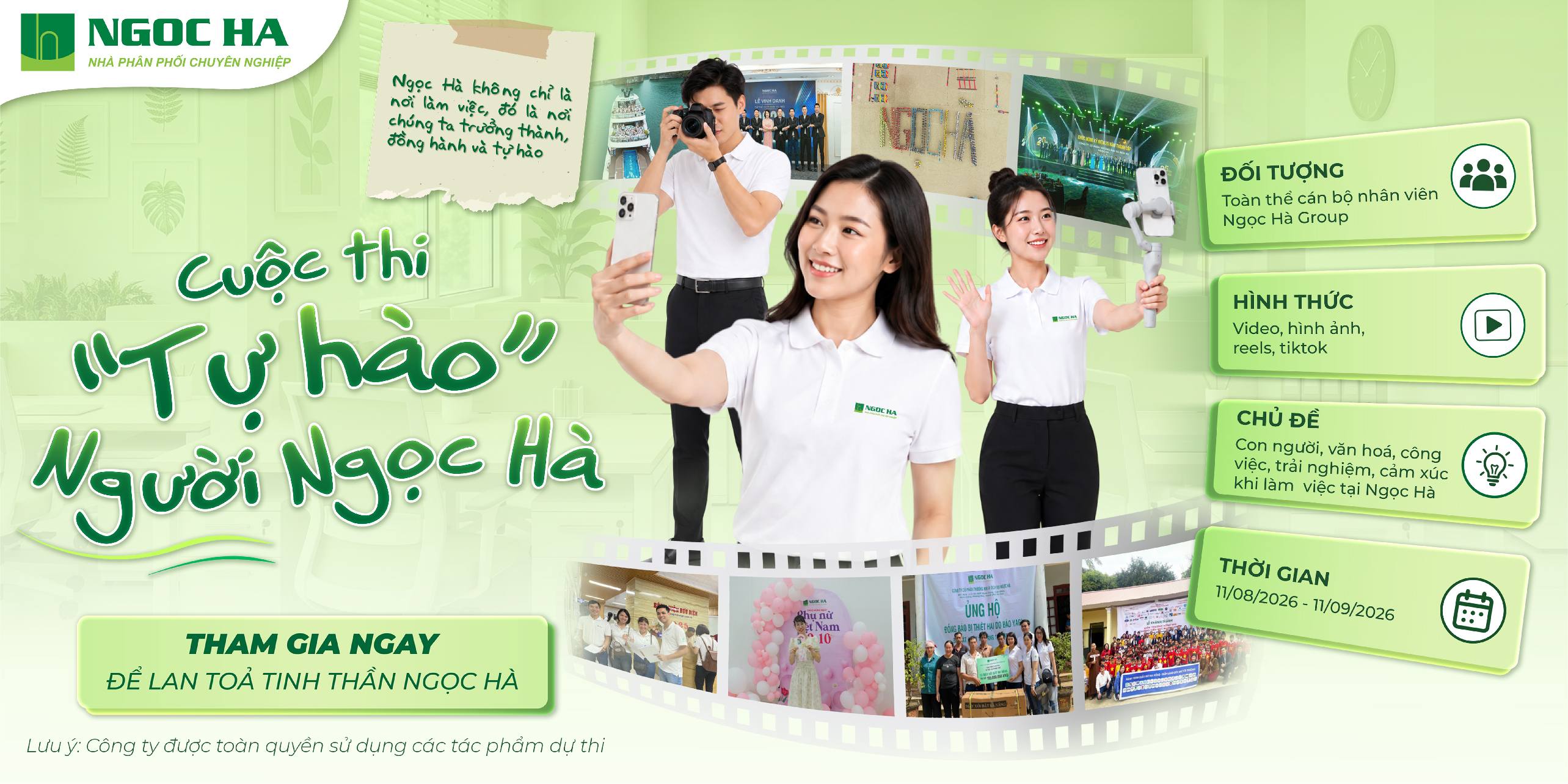 CHÍNH THỨC PHÁT ĐỘNG CUỘC THI “TỰ HÀO NGƯỜI NGỌC HÀ”