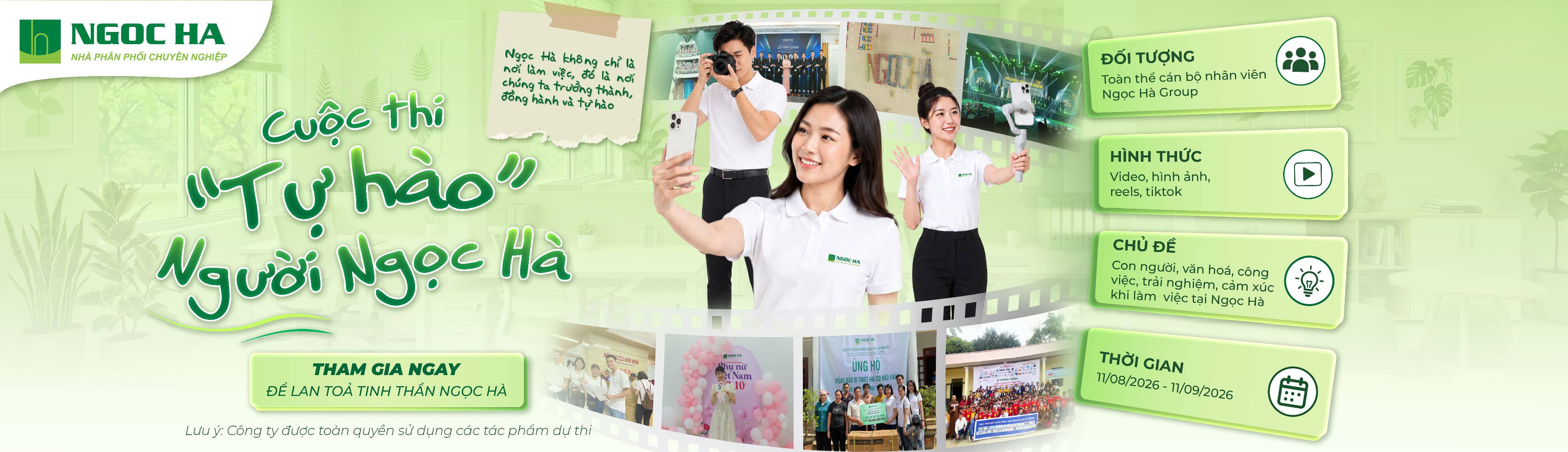 CHÍNH THỨC PHÁT ĐỘNG CUỘC THI “TỰ HÀO NGƯỜI NGỌC HÀ”