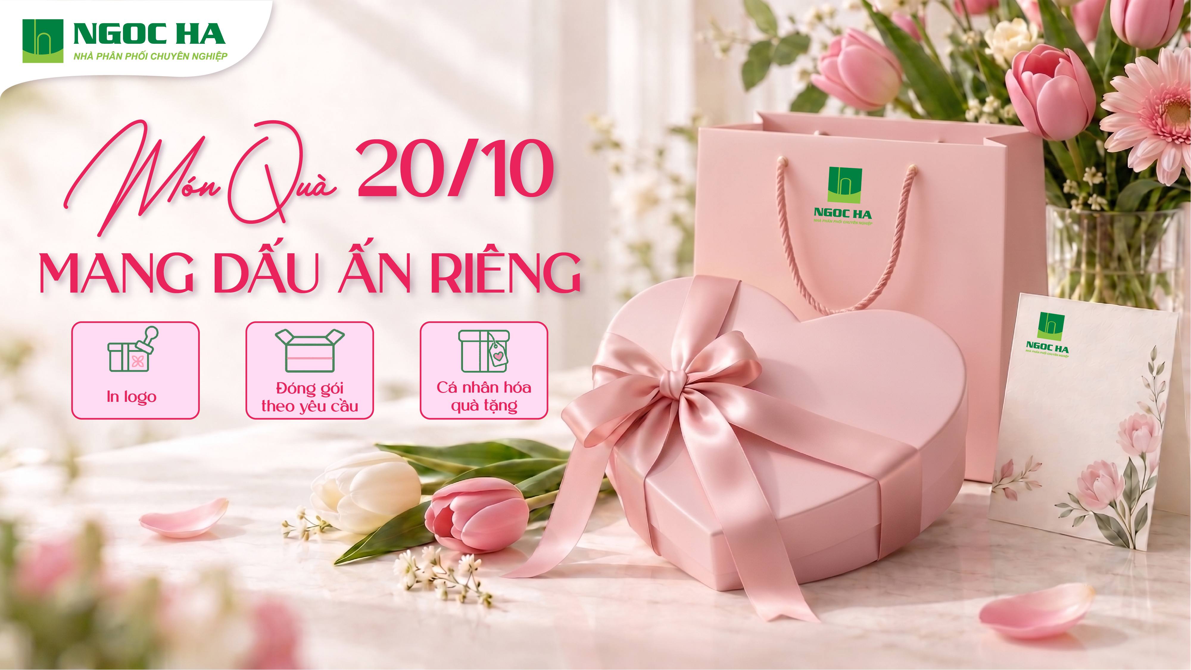 Quà tặng 20/10 cho doanh nghiệp – Gửi trao tri ân, tạo dấu ấn thương hiệu
