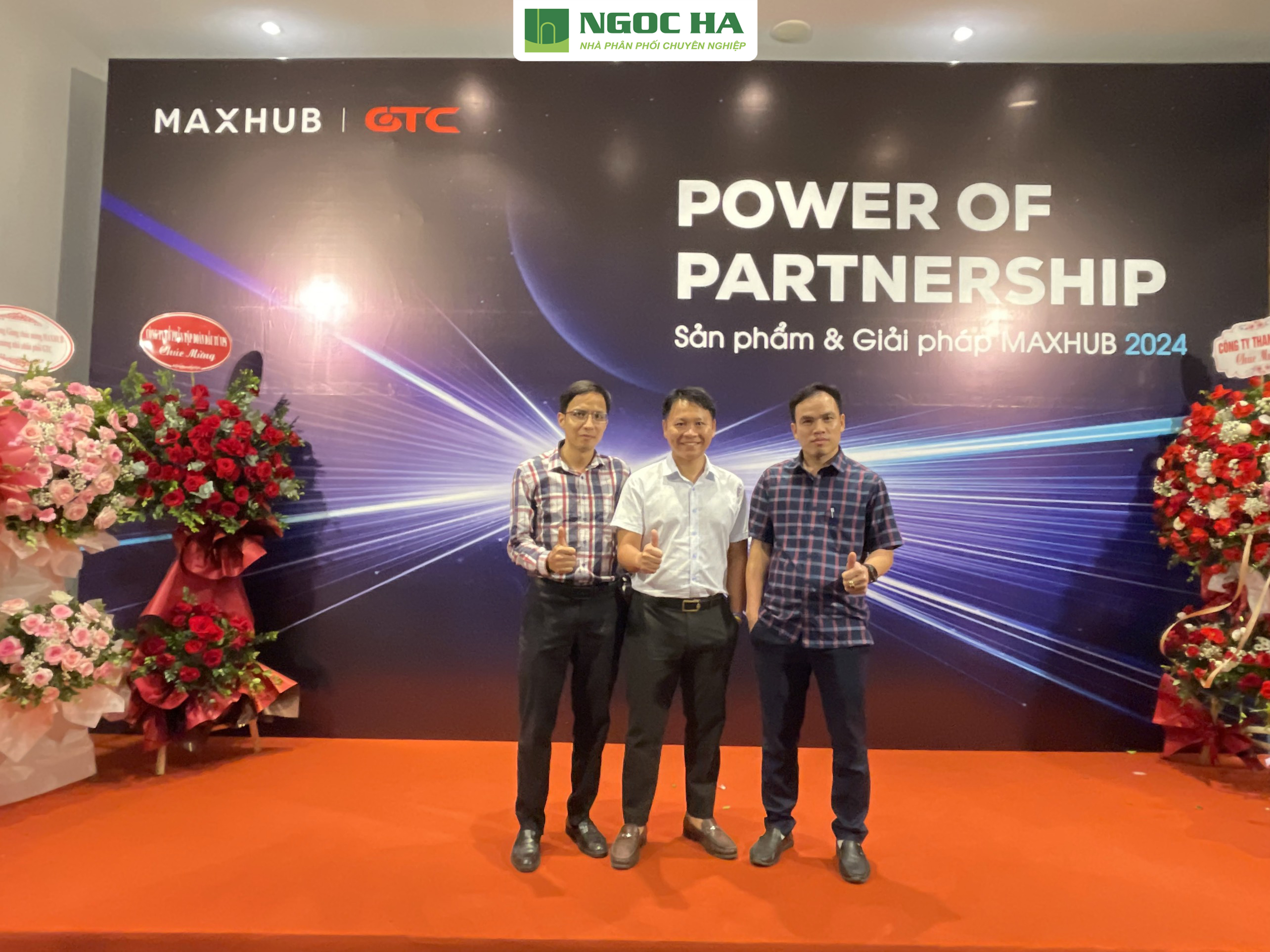 NGỌC HÀ GROUP THAM DỰ HỘI NGHỊ KHÁCH HÀNG MAXHUB - GTC