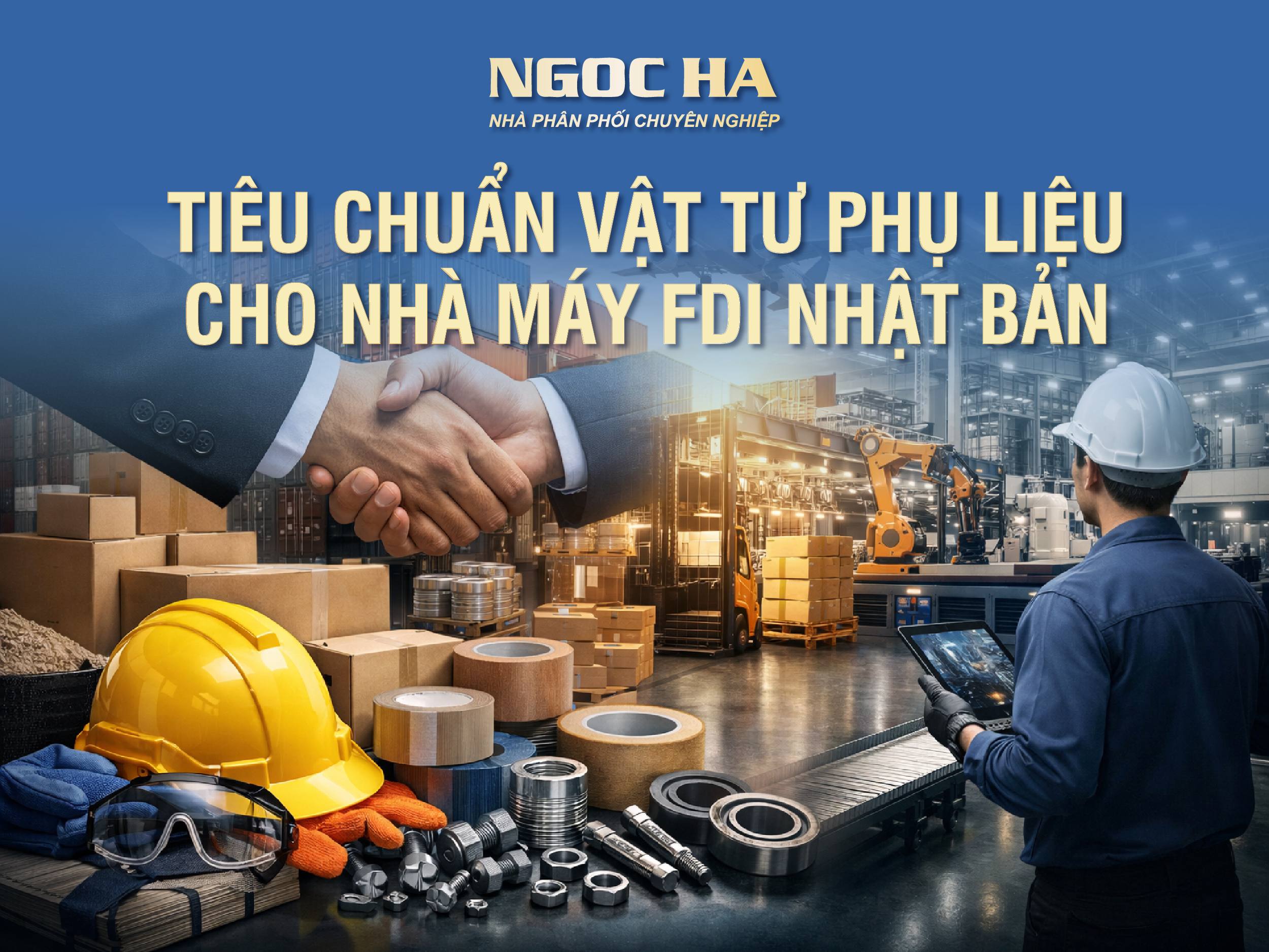 Tiêu chuẩn vật tư phụ liệu cho nhà máy FDI Nhật Bản